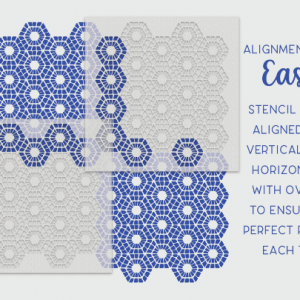 Geometric Design Stencil - Art and Wall Stencil - Image 3