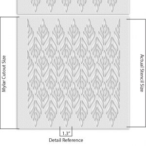 Geometric Design Stencil - Art and Wall Stencil - Image 6