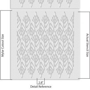 Geometric Design Stencil - Art and Wall Stencil - Image 7