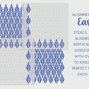 Geometric Design Stencil - Art and Wall Stencil - Image 3