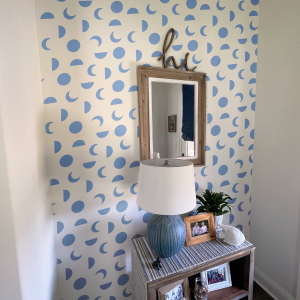 Sun and Moon Pattern Stencil - Art and Wall Stencil - Image 5