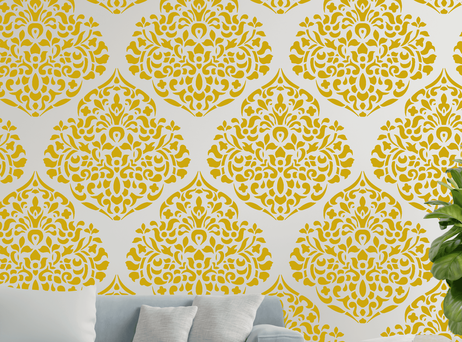 Floral Mandala Stencil Art and Wall Stencils Stencil Giant