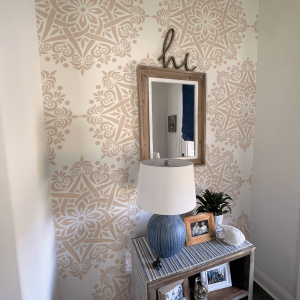 Floral Mandala Stencil - Art and Wall Stencils - Image 4