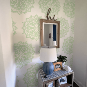 Floral Mandala Stencil - Art and Wall Stencils - Image 4