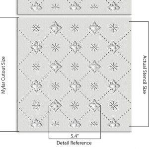 Geometric Design Stencil - Art and Wall Stencil - Image 5