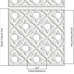 Geometric Design Stencil - Art and Wall Stencil - Image 6