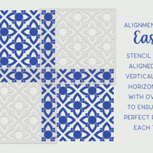 Geometric Design Stencil - Art and Wall Stencil - Image 3