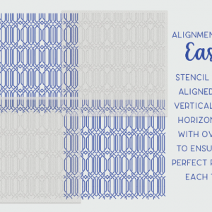 Geometric Design Stencil - Art and Wall Stencil - Image 3