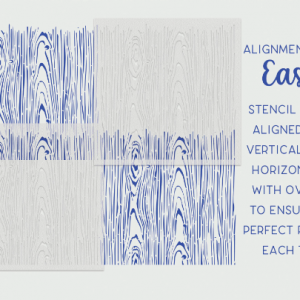 Tree Bark Design Stencil - Art and Wall Stencil - Image 3