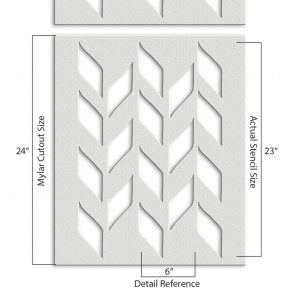 Geometric Design Stencil - Art and Wall Stencil - Image 6