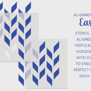 Geometric Design Stencil - Art and Wall Stencil - Image 3