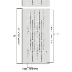 Dot Pattern Stencil - Art and Wall Stencil - Image 4