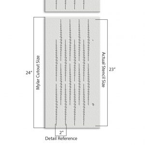 Dot Pattern Stencil - Art and Wall Stencil - Image 3