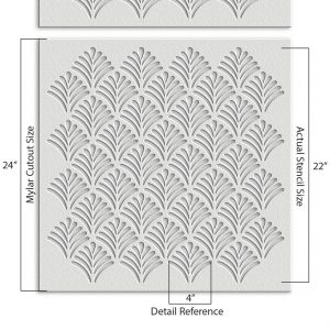 Flowers Stencil - Art and Wall Stencil - Image 4