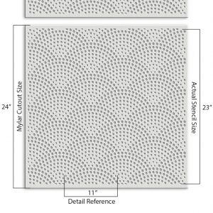 Dot Pattern Stencil - Art and Wall Stencil - Image 4