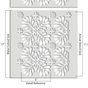 Flowers Stencil - Art and Wall Stencil - Image 4