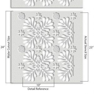 Flowers Stencil - Art and Wall Stencil - Image 3