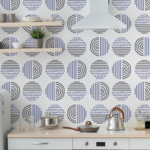 Half Circles Stencil - Art and Wall Stencil