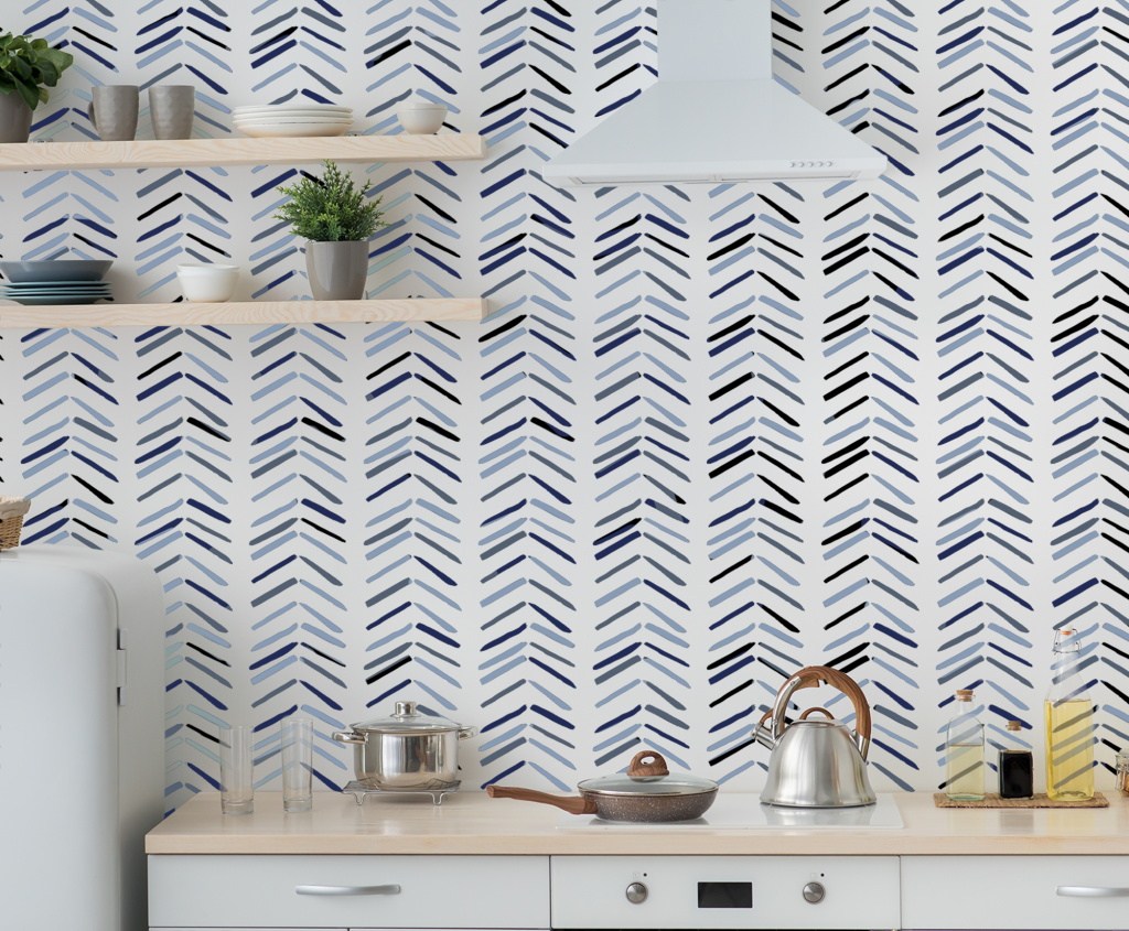 Herringbone Stencil - Art and Wall Stencil - Stencil Giant