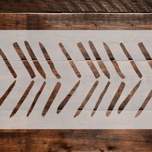 Herringbone Stencil - Art and Wall Stencil - Image 2