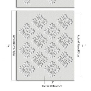 Geometric Pattern Stencil - Art and Wall Stencil - Image 4