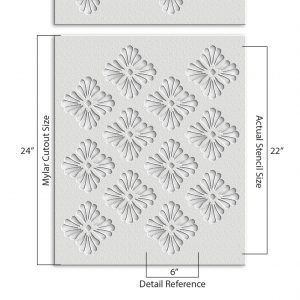 Geometric Pattern Stencil - Art and Wall Stencil - Image 5