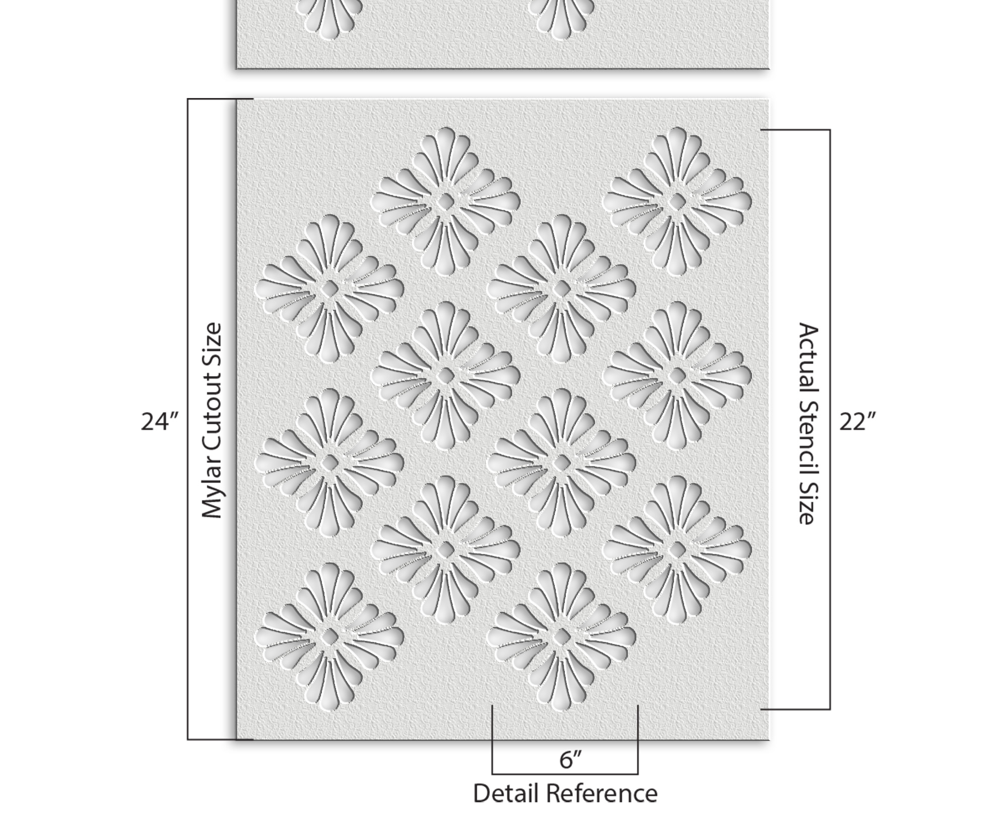 Geometric Pattern Stencil Art and Wall Stencil Stencil Giant