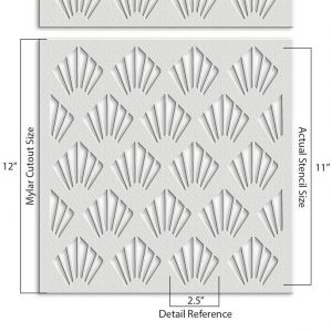 Geometric Pattern Stencil - Art and Wall Stencil - Image 5