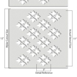 Geometric Pattern Stencil - Art and Wall Stencil - Image 4