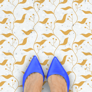 Leaf Pattern Stencil - Art and Wall Stencil - Image 3