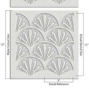 Geometric Pattern Stencil - Art and Wall Stencil - Image 5