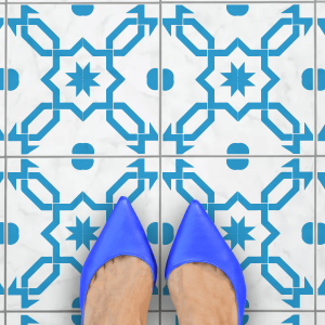 Geometric Pattern Stencil - Art and Wall Stencil - Image 3