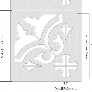 Geometric Pattern Stencil - Art and Wall Stencil - Image 5