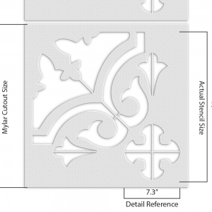 Geometric Pattern Stencil - Art and Wall Stencil - Image 4