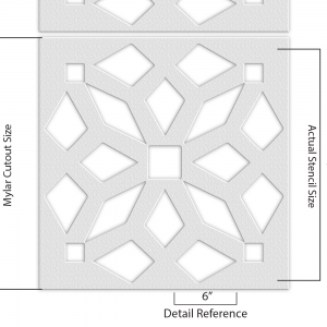 Geometric Pattern Stencil - Art and Wall Stencil - Image 5