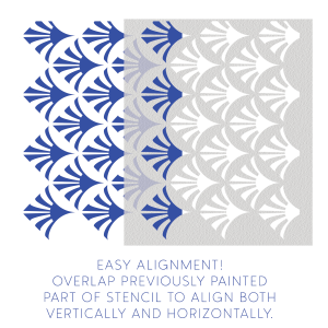 Geometric Pattern Stencil - Art and Wall Stencil - Image 3