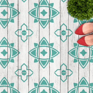 Geometric Pattern Stencil - Art and Wall Stencil - Image 3