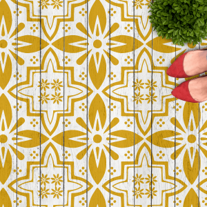 Geometric Pattern Stencil - Art and Wall Stencil - Image 3