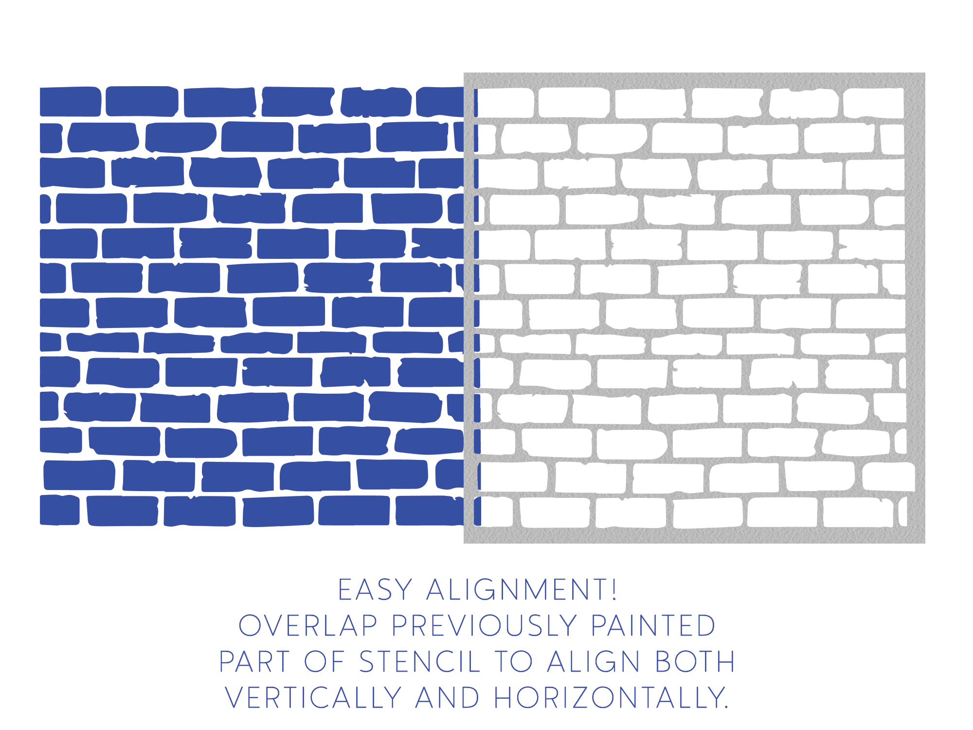 Brick Pattern Stencil Art and Wall Stencil Stencil Giant