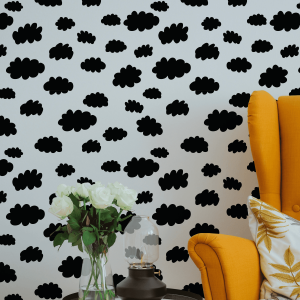 Cloud Pattern Stencil - Art and Wall Stencil - Image 4