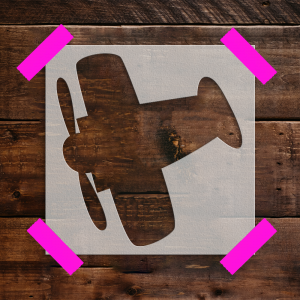 Airplane Stencil - Art and Wall Stencil - Image 4