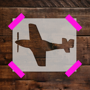 Airplane Stencil - Art and Wall Stencil - Image 4