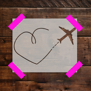 Airplane Stencil - Art and Wall Stencil - Image 4