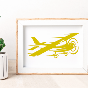 Airplane Stencil - Art and Wall Stencil - Image 3
