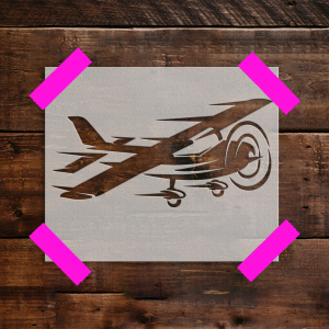 Airplane Stencil - Art and Wall Stencil - Image 4