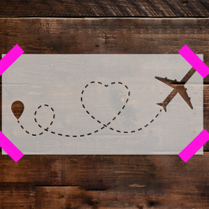 Airplane Stencil - Art and Wall Stencil - Image 4