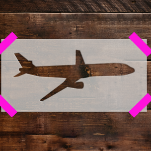 Airplane Stencil - Art and Wall Stencil - Image 3