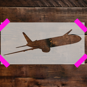 Airplane Stencil - Art and Wall Stencil - Image 4