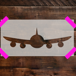 Airplane Stencil - Art and Wall Stencil - Image 4