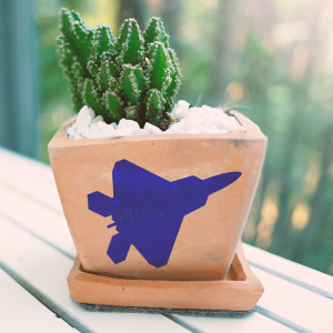 Fighter Plane Stencil - Art and Wall Stencil - Image 3